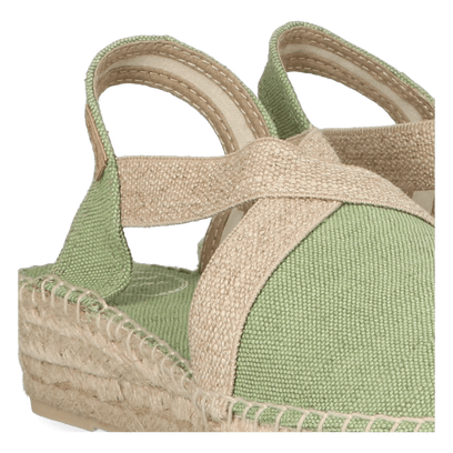 Verdi-V Damen Espadrilles Canvas Menta