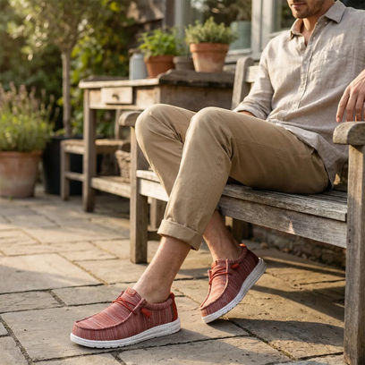 Wally Stretch Sox Herren Halbschuhe Burnt Red/Multi