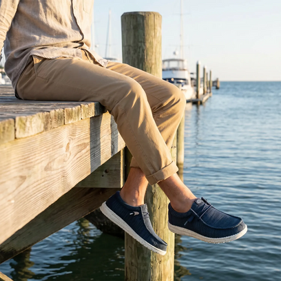 Wally Stretch Sox Herren Halbschuhe Navy