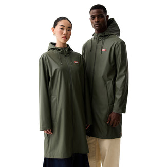 Unisex Downpour Andrea PU Raincoat Kambaba Green