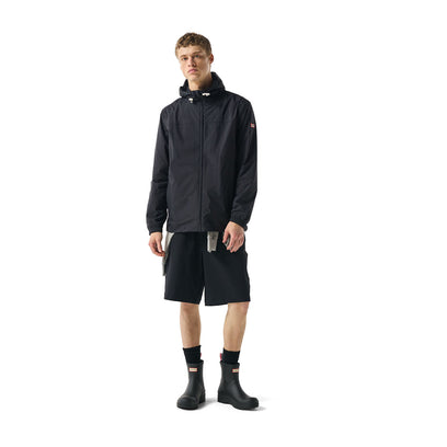 Packable Shell Rain Jacket Hunter Black