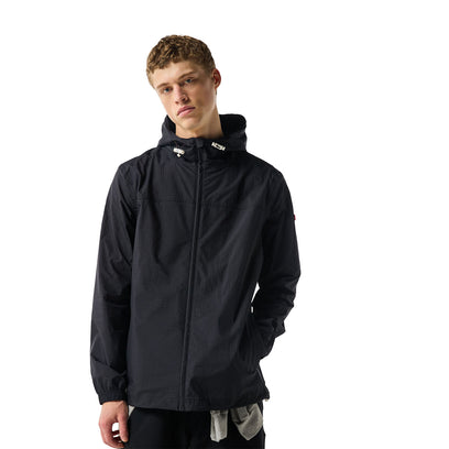 Packable Shell Rain Jacket Hunter Black