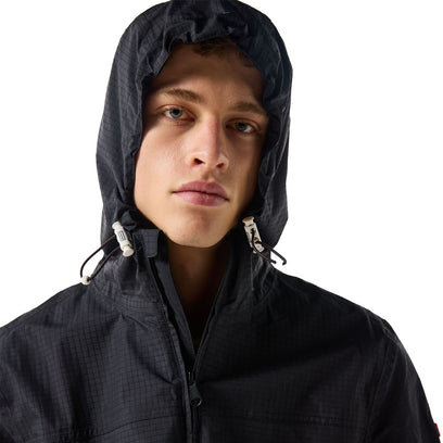 Packable Shell Rain Jacket Hunter Black