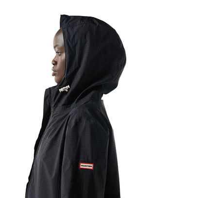 Packable Shell Rain Jacket Hunter Black