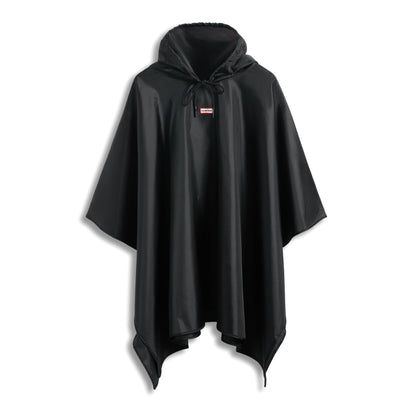 Unisex Packable Poncho Hunter Black