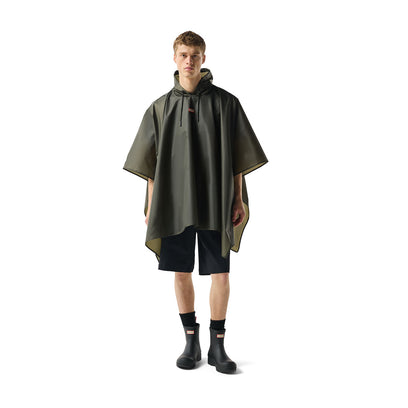 Unisex Packable Poncho Kambaba Green