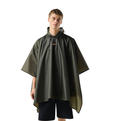Unisex Packable Poncho Kambaba Green