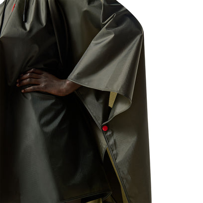Unisex Packable Poncho Kambaba Green