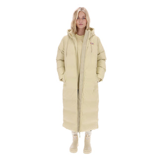 Women’s Hutchison PU Sonic Welded Long Puffer Jacket Gravel