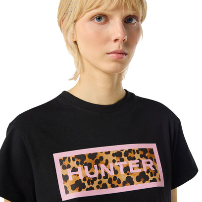 Women's Red Label Essentials Filled Logo Tee Hunter Black