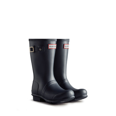 Hunter Original Big Kids Boots Hunter Navy