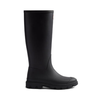 Unisex Downpour Tall Wellington Boots Black