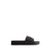 Unisex Core Embossed Silicon Logo Slider Black