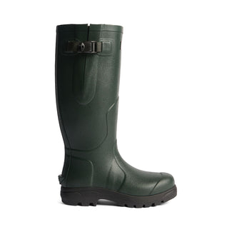 Unisex Balmoral MKII Side Adjustable Wellington Boots Dark Olive/Black