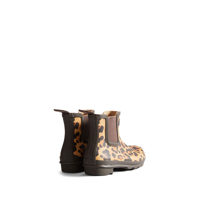 Women's Original Chelsea Leopard Boots Leopard Print/Chocolate Brown