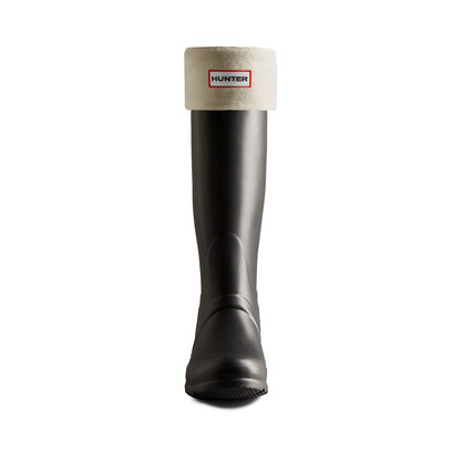 Fleece Tall Boots Socks Hunter White