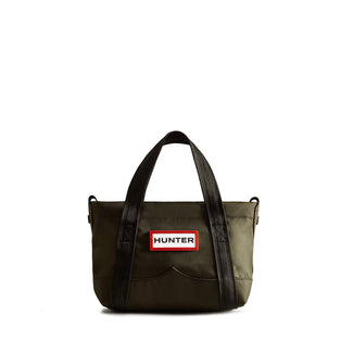 Nylon Mini Topclip Tote Dark Olive