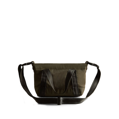 Nylon Mini Topclip Tote Dark Olive