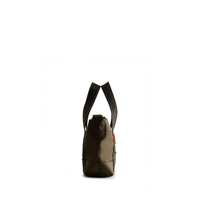 Nylon Mini Topclip Tote Dark Olive