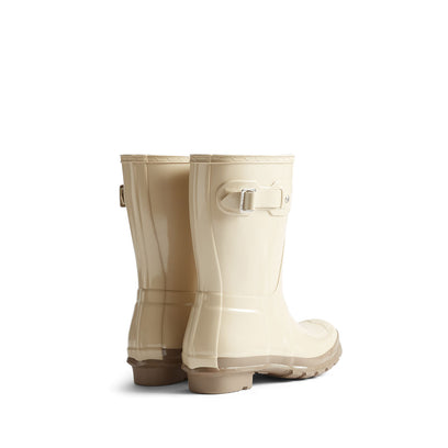 Women's Original Short Gloss Wellington Boots Gravel/Kettle