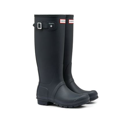Women's Original Tall Wellington Boots Hunter Navy