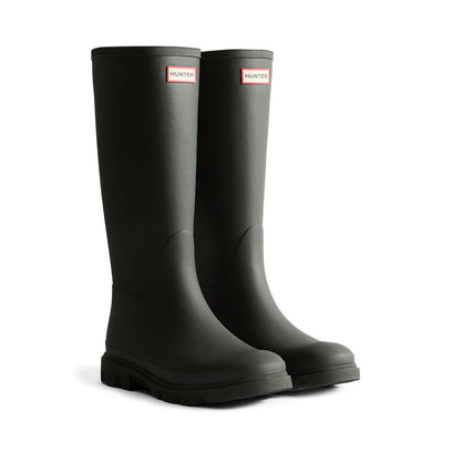 Men's Downpour Tall Wellington Boots Dark Olive
