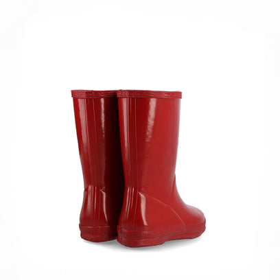 Original Kids First Gloss Wellington Boots Military Red