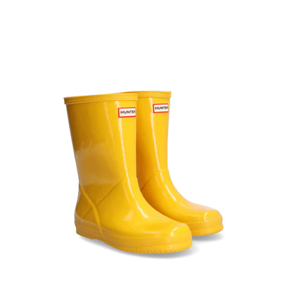 Original Kids First Gloss Wellington Boots Hunter Yellow