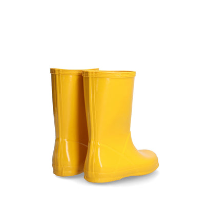 Original Kids First Gloss Wellington Boots Hunter Yellow