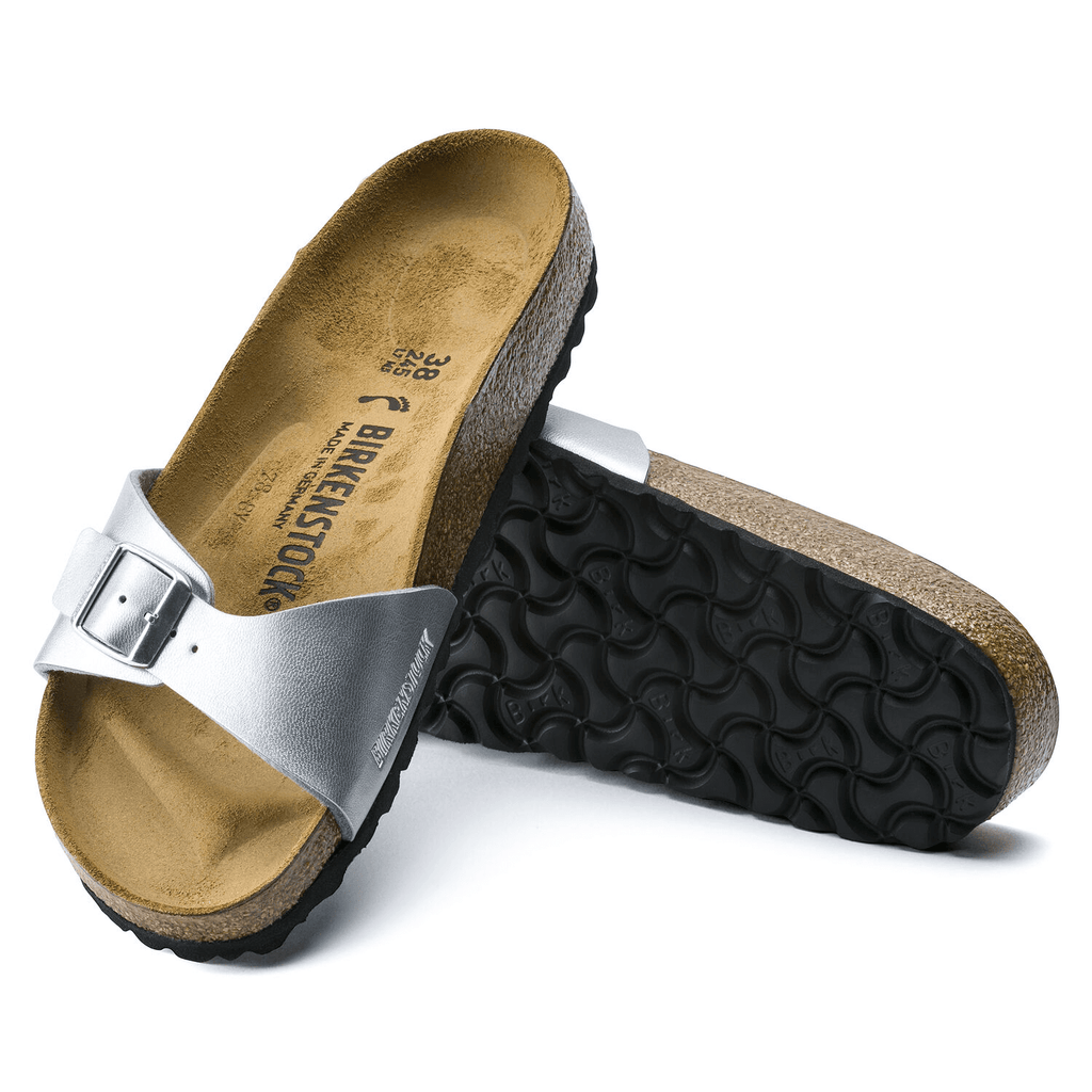 Madrid Damen Pantoletten Silver Narrow-fit