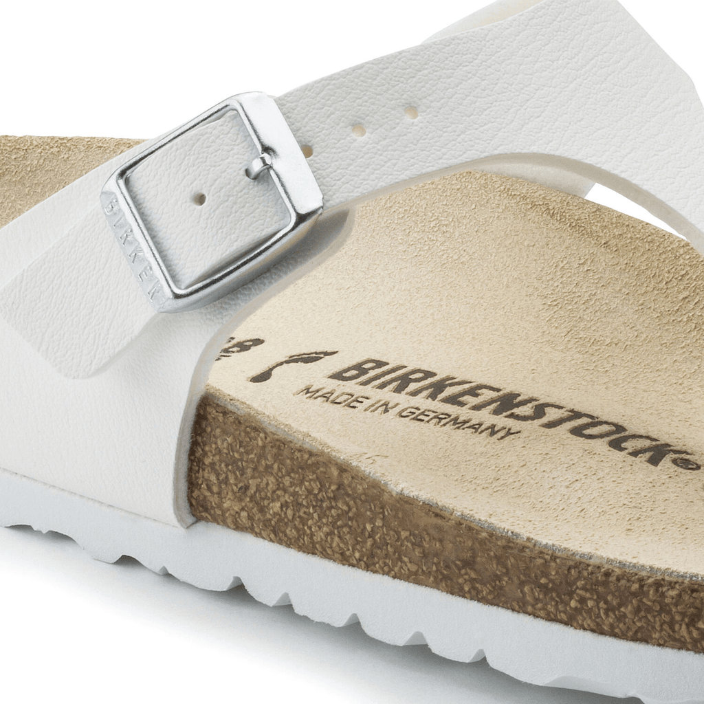 Gizeh Zehentrenner White Narrow-fit