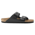 Arizona Leder Pantoletten Black Narrow-fit