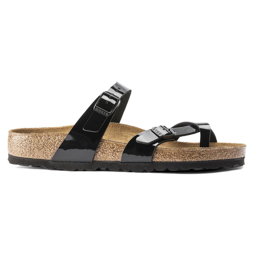 Mayari Damen Zehentrenner Black Patent Regular-fit