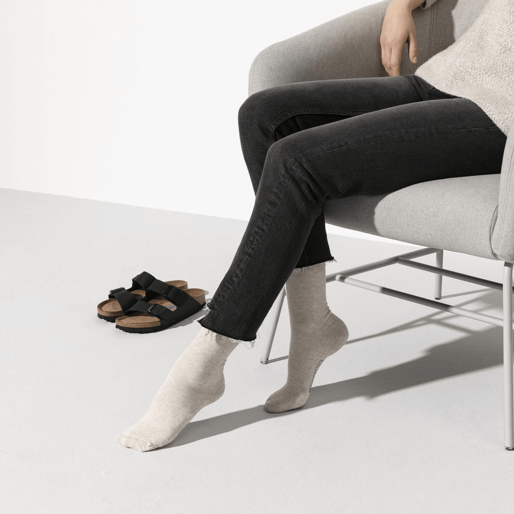 Cotton Sole Damensocken Beige Melange