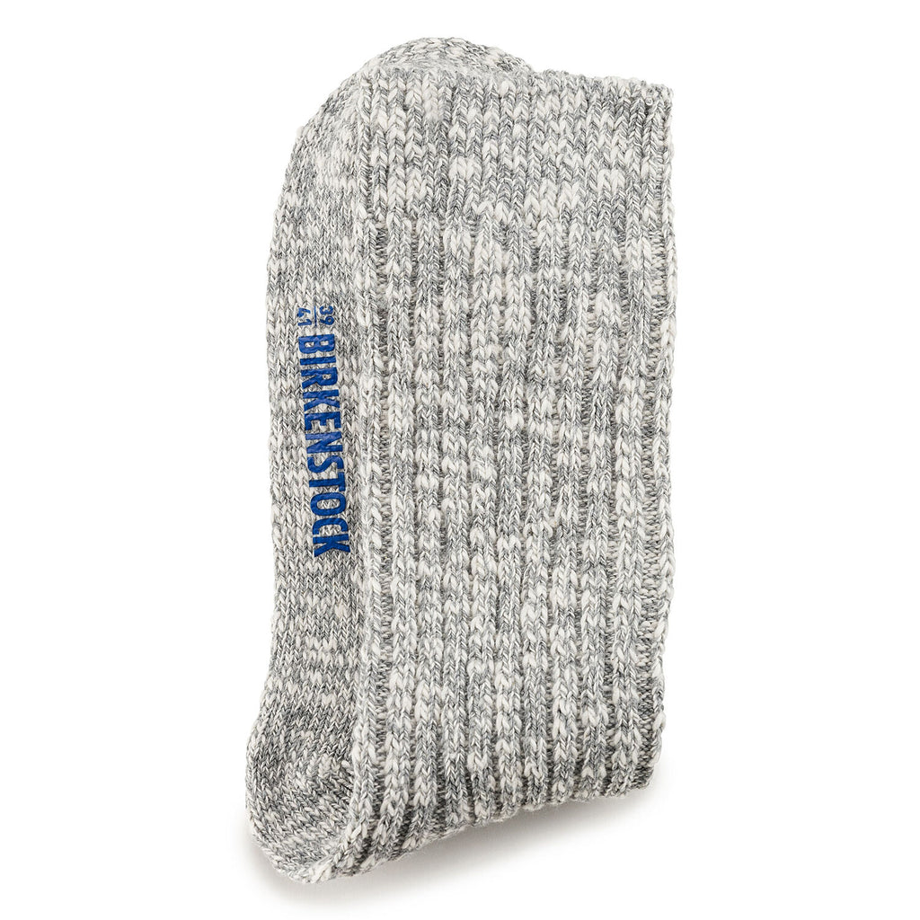 Cotton Slub Herren Socken White Gray
