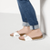 Madrid Damen Pantoletten White Patent Regular-fit