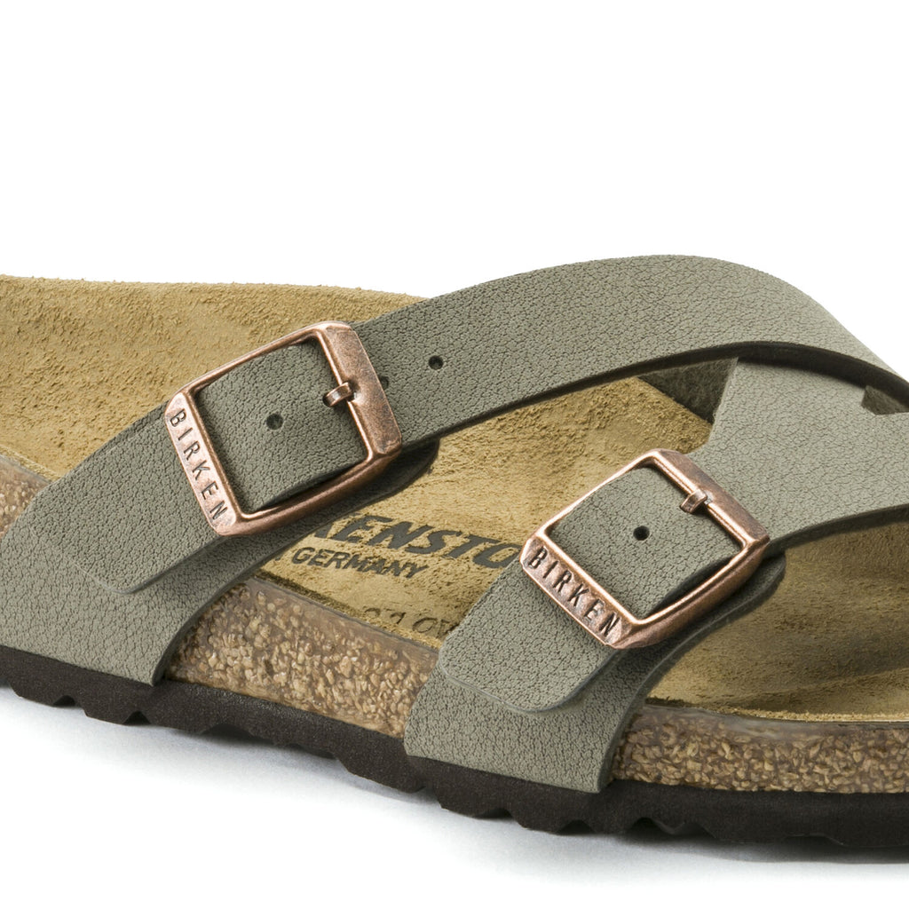 Yao Damen Pantoletten Stone Narrow-fit
