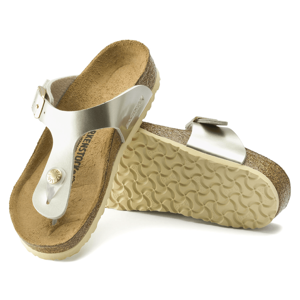 Gizeh Kinder Zehentrenner Electric Metallic Gold Narrow-fit
