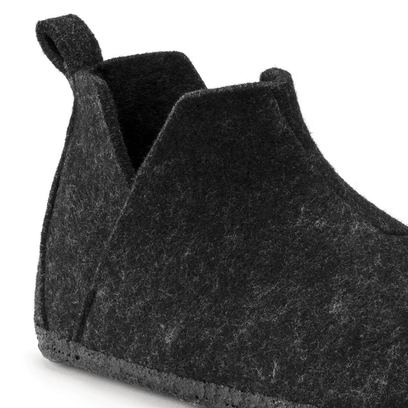 Andermatt Hausschuhe Anthracite Narrow-fit