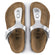 Gizeh Kinder Zehentrenner Electric Metallic Silver Narrow-fit
