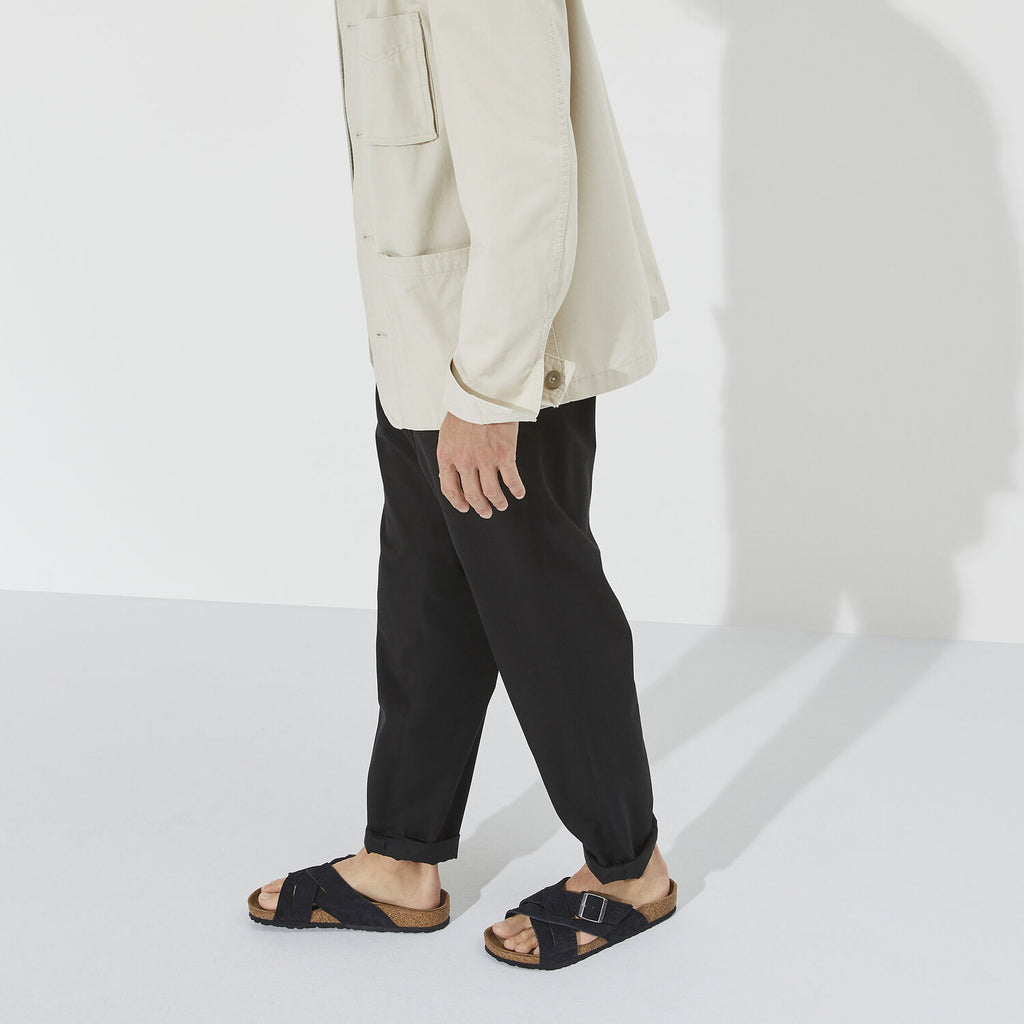 Lugano Herren Pantoletten Desert Buck Black Narrow-fit