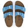 Arizona Damen Pantoletten Sky Blue Patent Narrow-fit