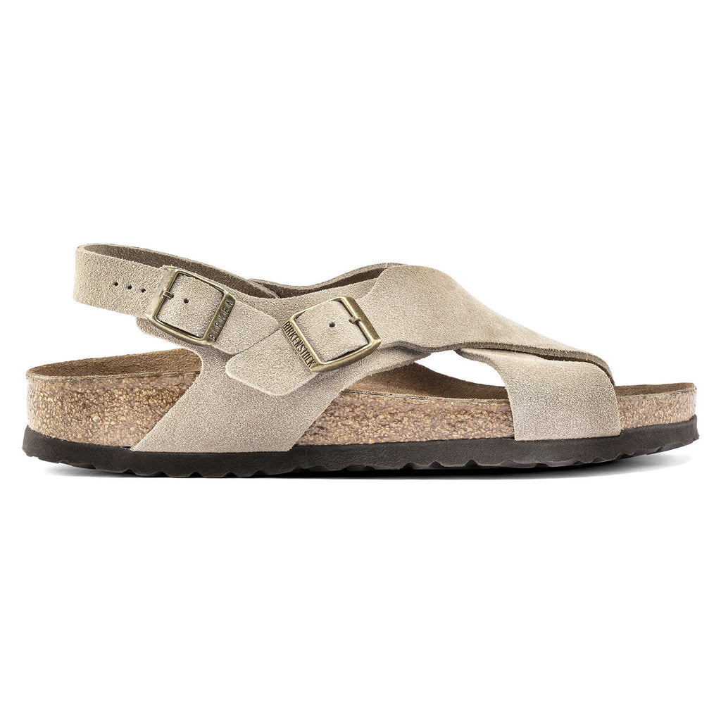 Tulum Damen Sandalen Taupe Narrow-fit