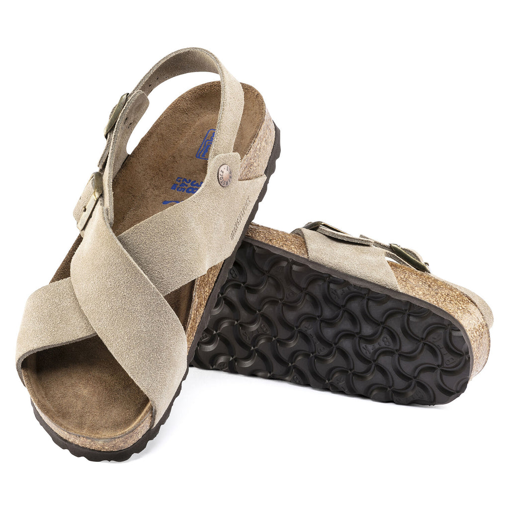 Tulum Damen Sandalen Taupe Narrow-fit