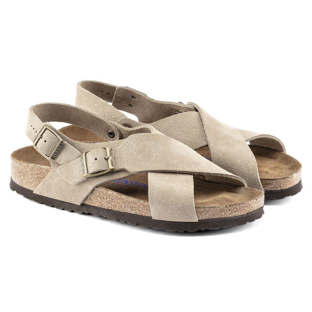Tulum Damen Sandalen Taupe Narrow-fit