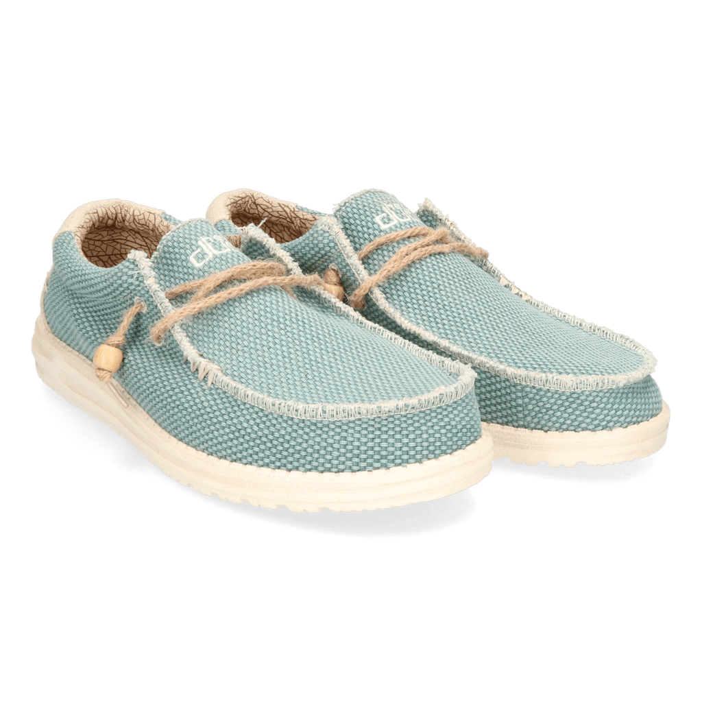 Wally Braided Herren Halbschuhe Aqua