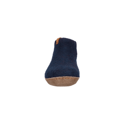 Everest Wollfilz-Pantoffel blau/rot