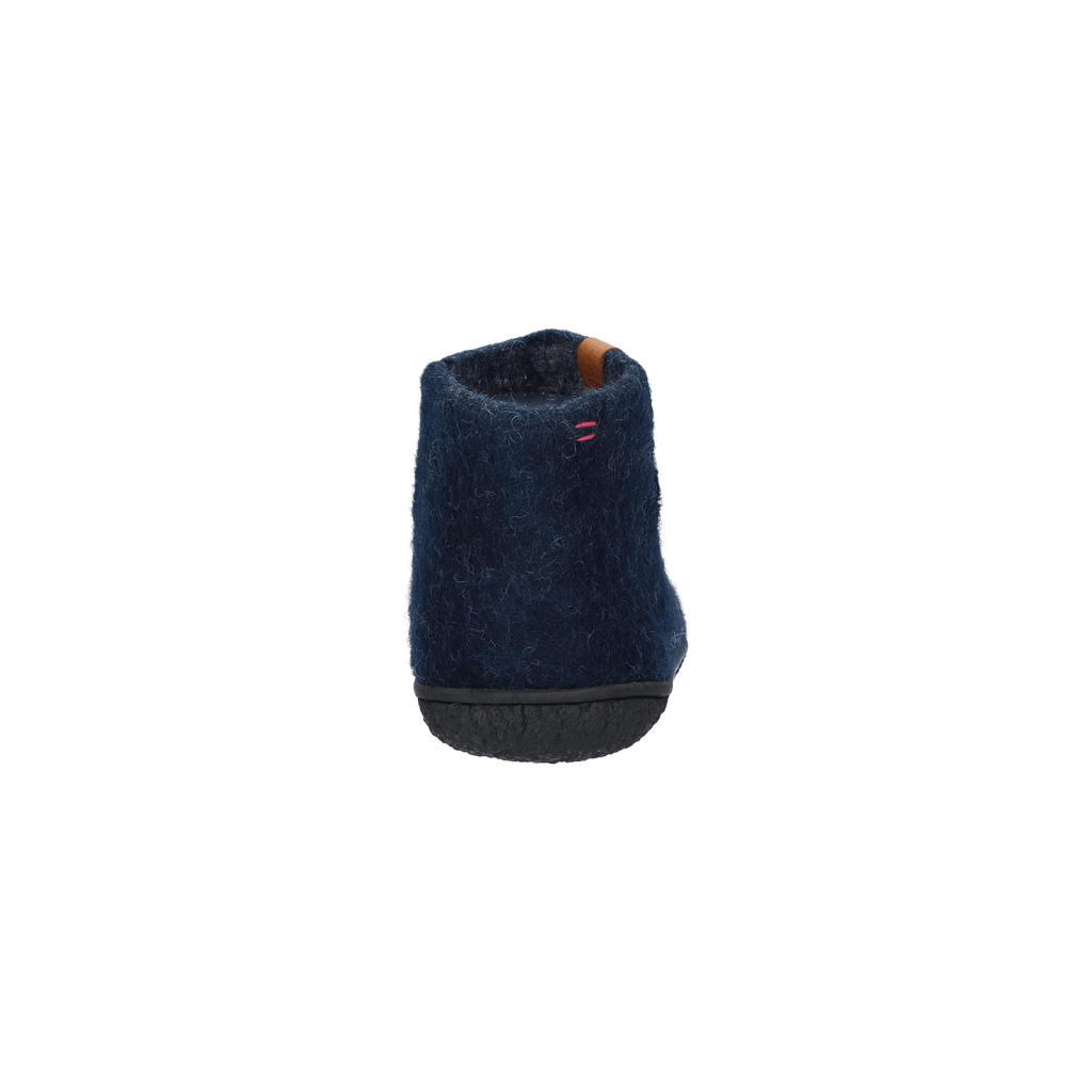 Nepal Wollfilz-Pantoffel blau/grau