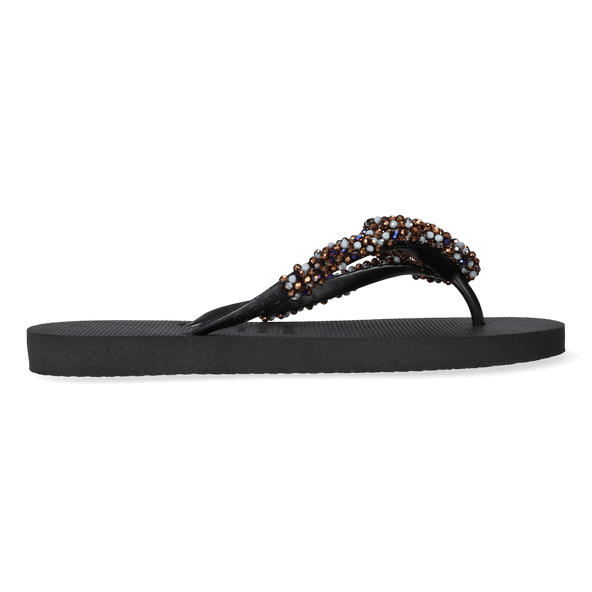 Angel Damen Flip Flops Black