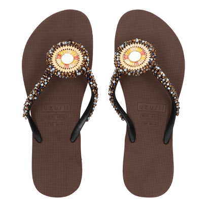 Angel Damen Flip Flops Taupe